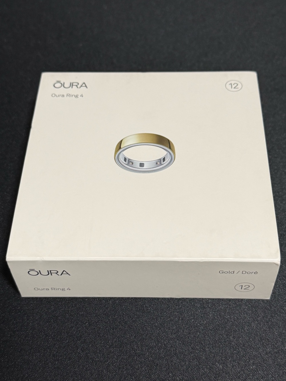 Oura Ring 4 in Gold – Size 12